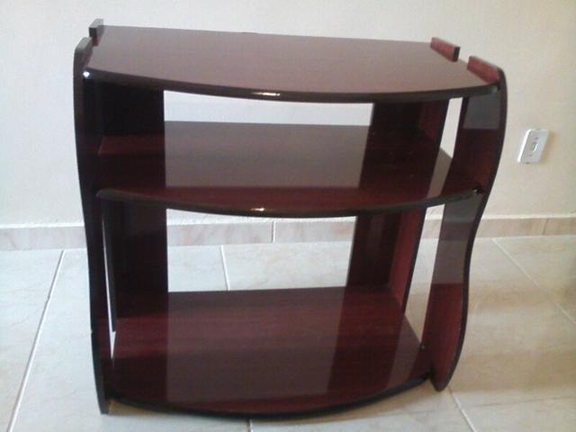 Estante + Suporte Microondas + Criado-Mudo com Espelho