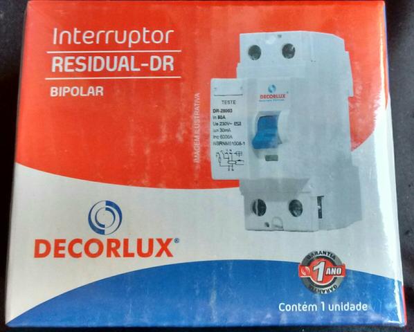 Interruptor DR Bipolar DECORLUX - MENOR PREÇO DO MERCADO!