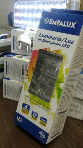 Luminárias de emergência led