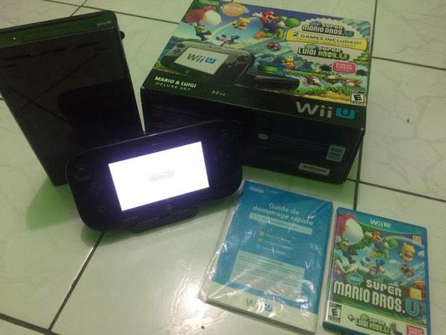 Nintendo Wii U Deluxe 32gb + 2 Jogos + Controle