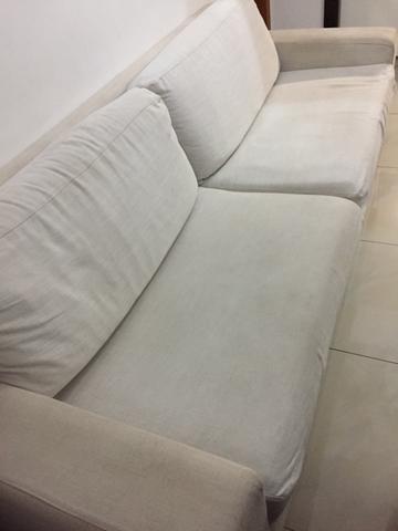 Sofá em linho