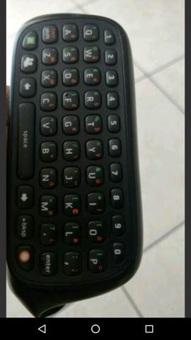 Teclado para controle original Xbox 360, chatpad