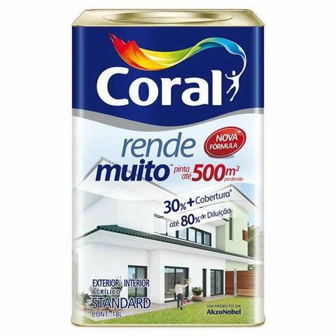 Tinta Coral, Rende Muito, 18L, Lacrado, Promoção