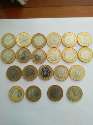 Vendo coleção de moedas de um real