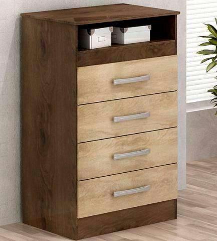 Cômoda Tulipa (Nova) 04 Gavetas 100% MDF