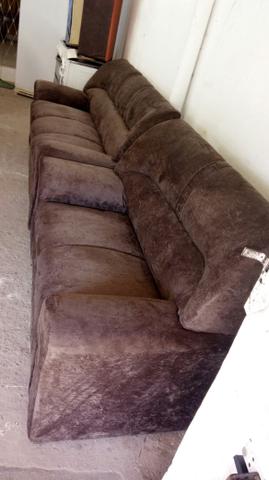 Conjunto de sofá novo de camurça 450