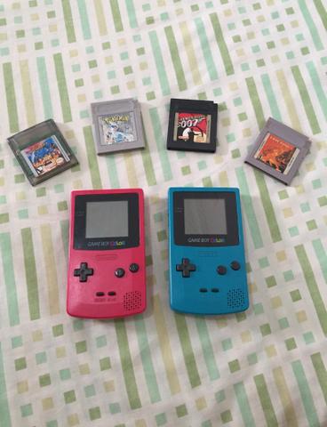 Game Boy Color + Fitas