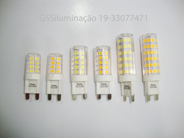 Lâmpadas Led Halopim G9 3w, 5w e 7w 127v Branco Frio ou