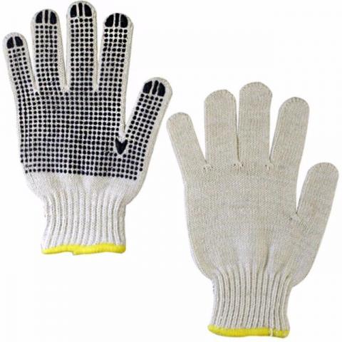 Luva Malha 3 Fios Pigmentada Branca