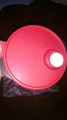 Marmita Tupperware,nova,preta e vermelha