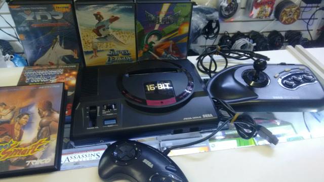 Mega Drive Com cartuchos