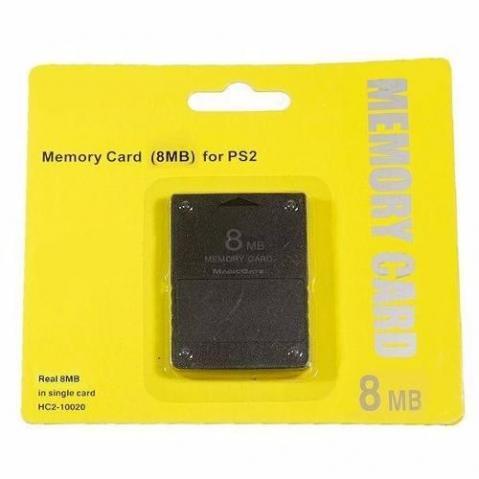 Memoria card 8MB ps2 novo sem uso aceito cartao de credito