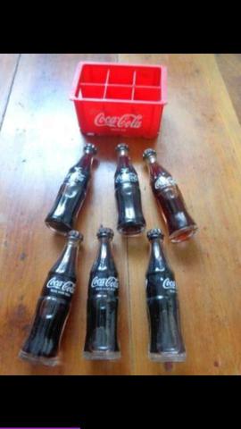 Mini engradado Coca Cola anos 80