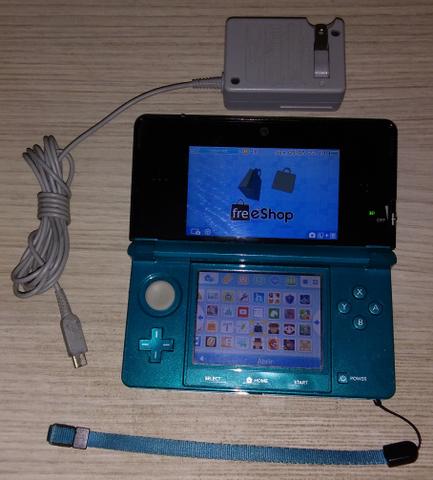Nintendo 3DS Aqua blue - Desbloqueado