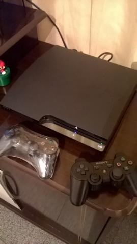 Ps3 slim 250 gigas controles e jogos