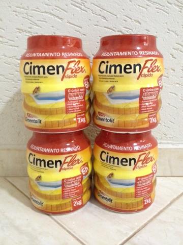 Rejunte resinado branco e cinza