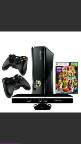 Xbox 360 + Kinect + 3 Controles - Bloqueado
