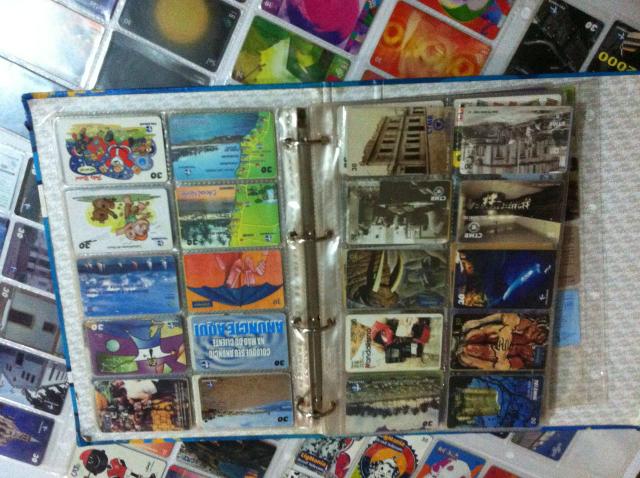 600 cartões telefônicos coleção por R$ 