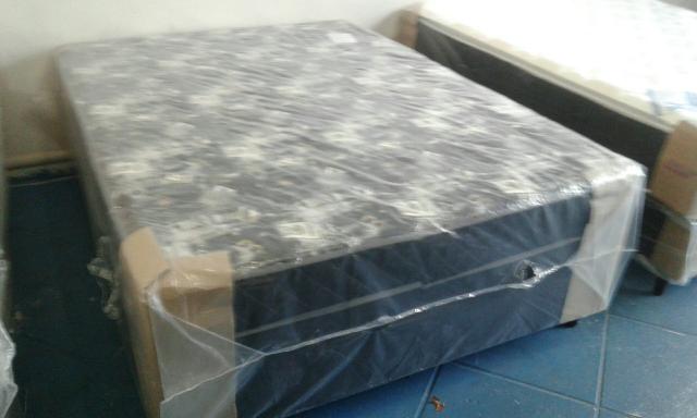 Cama box casal conjugada