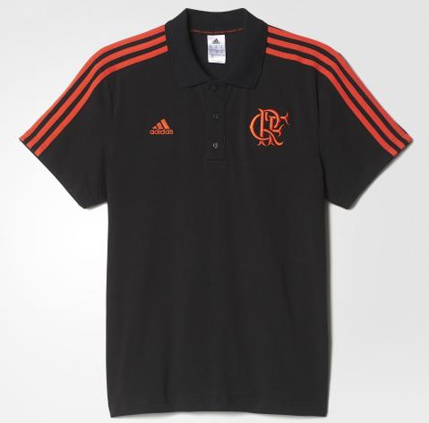 Camisa Pólo Adidas 3S Flamengo
