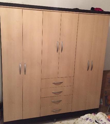 Guarda roupa 6 portas pratico e barato