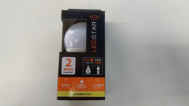 Lampada LED Bulbo 11w Ledstar 2 anos de garantia com a