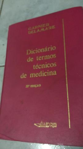 Livro de medicina - Dicionário De Termos Técnicos De