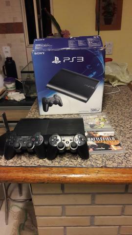 PSGB Bloqueado + 2 controles + 3 jogos