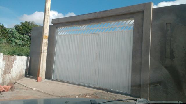  reais Portão de Garagem galvanizado