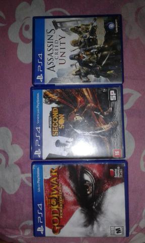 3 jogos PlayStation 4