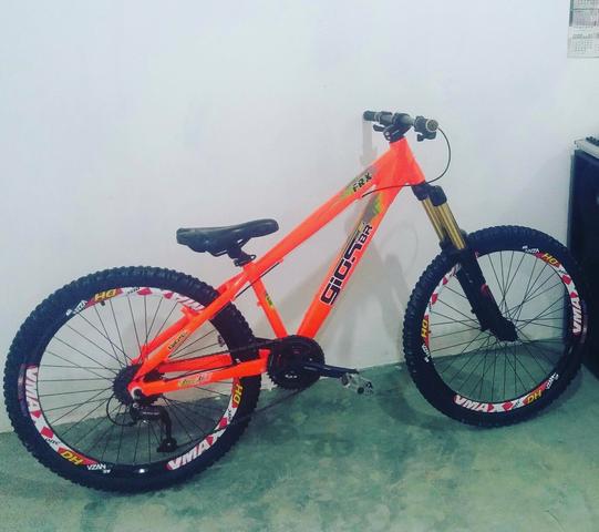 Bike Gios frx 3 laranja Neon