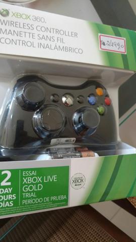 Controle original sem fio Xbox 360