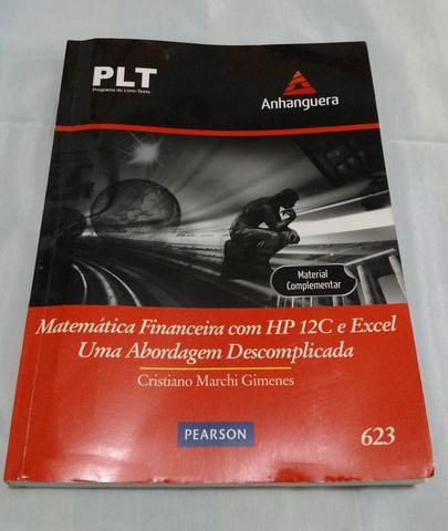 Livro Matemática Financeira com HP 12C E Excel