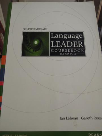 Livro de inglês Language Leader Coursebook and Cd-Rom