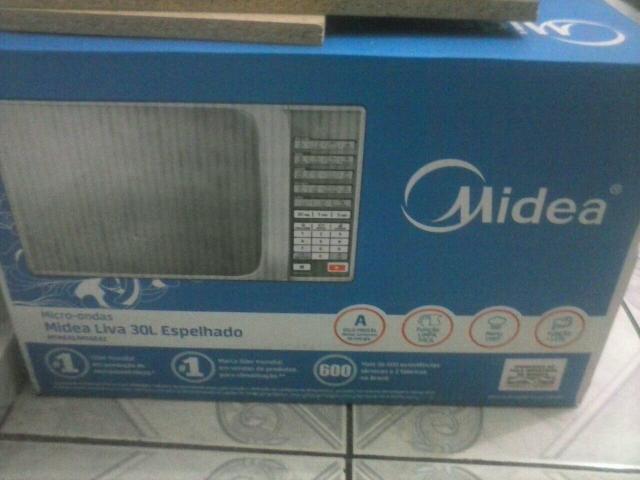 Micro Ondas Midea Espelhado Na Caixa