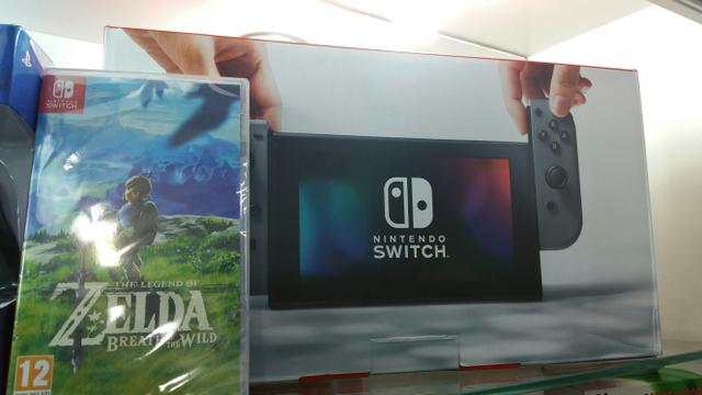 Nintendo switch com zelda