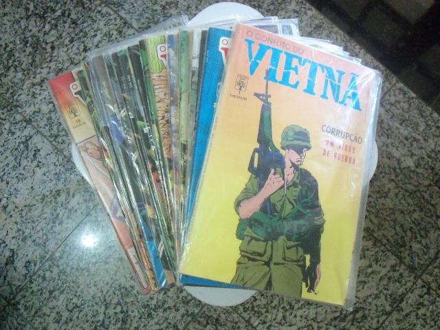 O Conflito do Vietnã (série regular mensal completa -