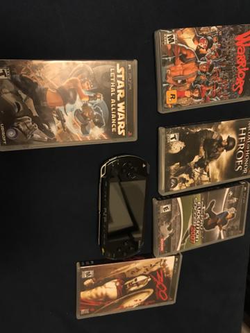 PSP + 5 JOGOS originais