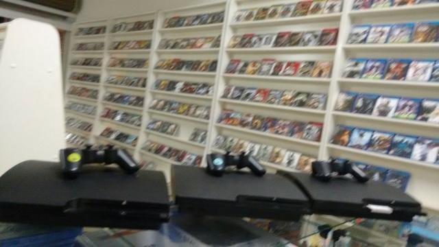 Ps3 slim, seminovo, 2jogos, garantia, até 12x com juros