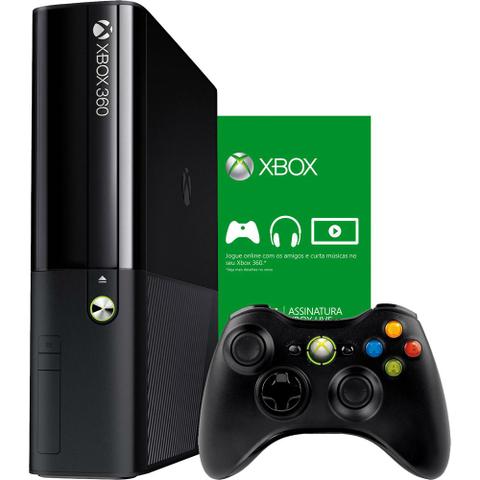 Xbox 360 slim + 2 controle Travado