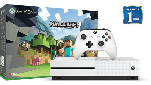 Xbox One s 4K Zero Lacrado 500GB+Jogo Minecraft Edição