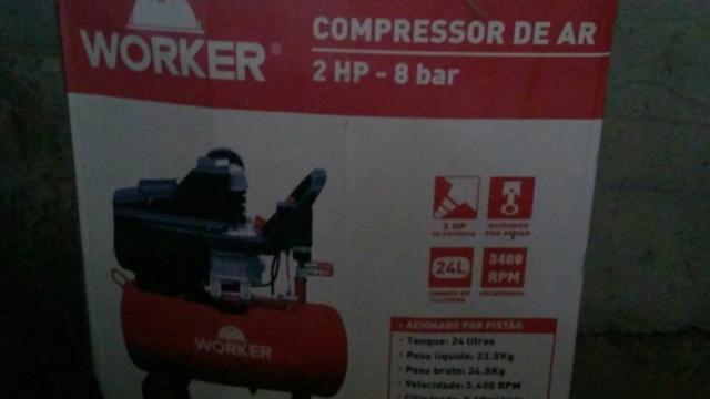 Compressor de ar 2hp.8bar. Novo
