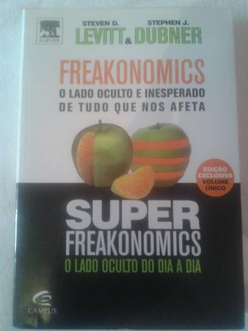 Freakonomics e SuperFreakonomics Edição Única em bom