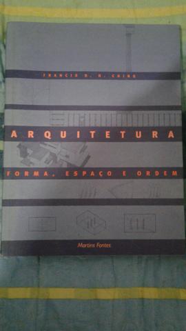 Livro Arquitetura Forma, Espaço e Ordem