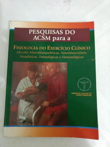 Livro Pesquisas do ACSM para a Fisiologia do Exercício