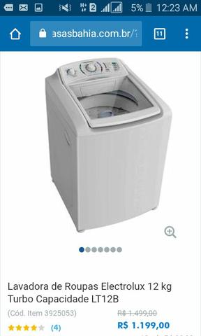 Maquina Electrolux turbo economica fas td