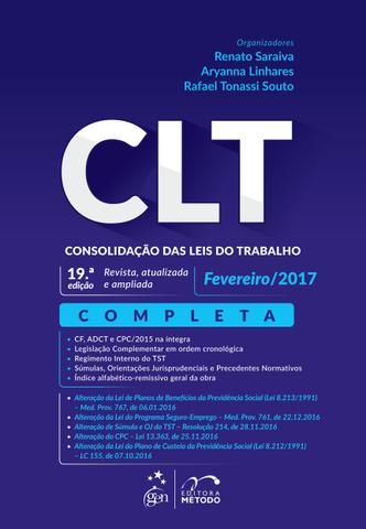 Clt - Consolidação da Leis do Trabalho 19a Edição 