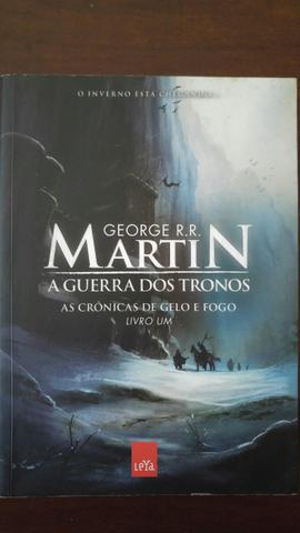 Livro A Guerra dos Tronos- As Crônicas de Gelo e Fogo-
