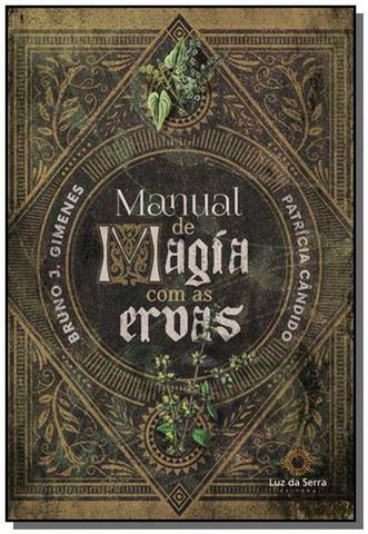 Livro Manual de Magía com as ervas