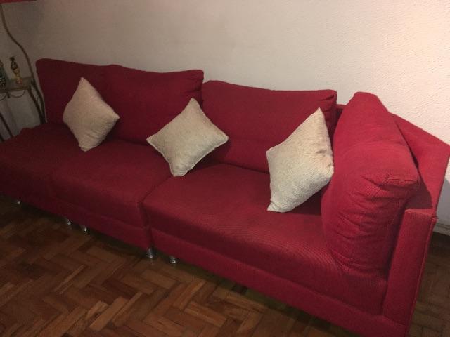 Sofá + abajour + cantoneira e espelho